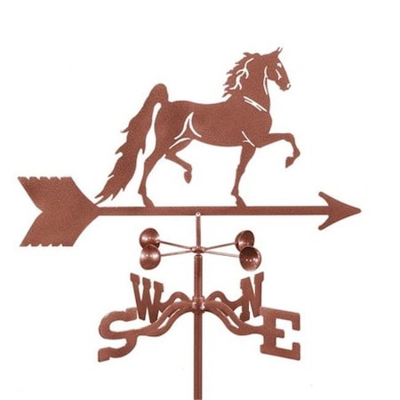 Ez Vane EZ Vane EZ1506-4S Saddlebred Horse Weathervane with Four Sided Mount EZ1506-4S